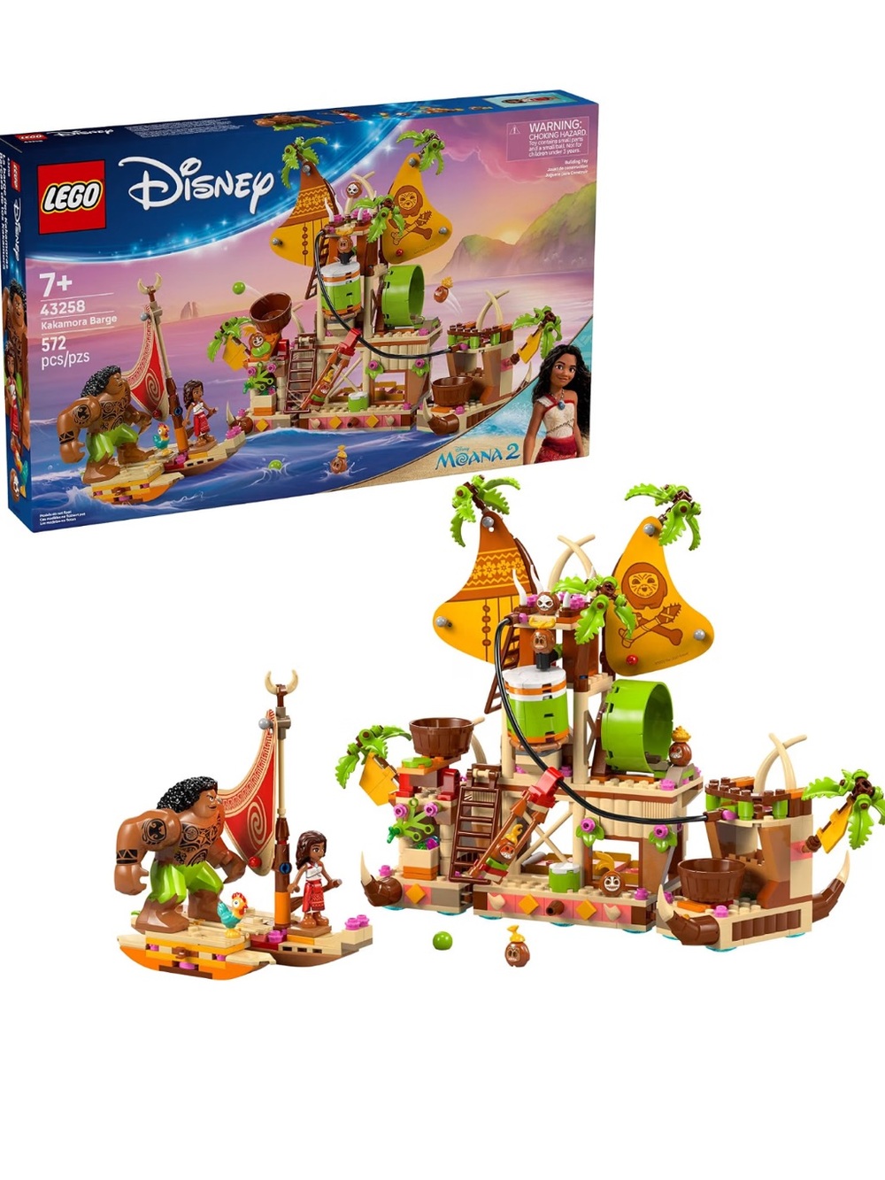 Lego Disney Moana Kakamora Barge